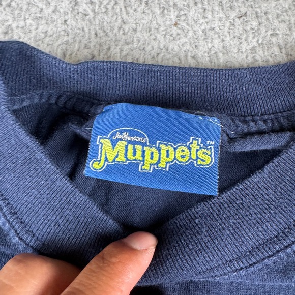 Genuine Jim Henson Muppets Swedish Chef Blue Men's Long Sleeve Small? - Picture 4 of 8